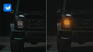 Como iluminar el faro de un coche con GIMP ✅  Add Realistic Car Light [upl. by Rednave75]