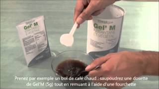 GelM  Poudre épaississante pour préparations alimentaires et boissons  Tonusline [upl. by Lednar]