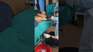 Doctor hospital left sided pleural effusion tapping procedure [upl. by Apilef532]