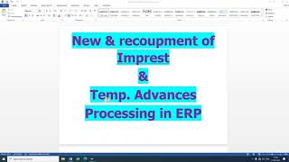 TNEB Newamp recoupment ofestTmAdvancesPrcesing in ERP [upl. by Adnala]