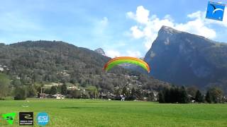 Tuto parapente  le freinage final [upl. by Fortunia]