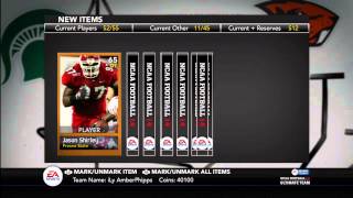 NCAA Football 14 Ultimate Team  Episode 4  50 All American Pack Opening [upl. by Friedberg139]