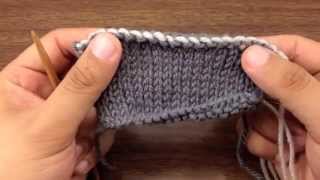 How to Knit Elizabeth Zimmermans Sewn Bind Off [upl. by Lennahc]