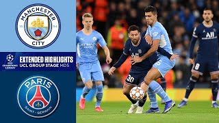 Manchester City vs Paris SaintGermain Extended Highlights  Group Stage  MD 5  CBS Sports Go… [upl. by Sirk295]