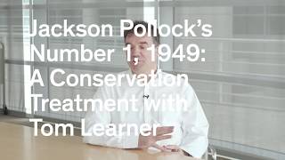 Jackson Pollock’s Number 1 1949 A Conservation Treatment with Tom Learner [upl. by Luciano]