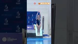 Flawless diving  sprinting beauties  womens diving  sport shorts 😱🔥 shorts trending [upl. by Justino]