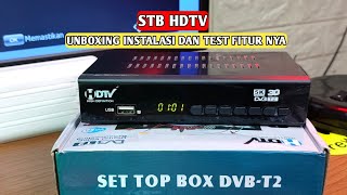 STB HDTV  Cara Pasang Set ToP BoK HDTV C8 Ke Tv [upl. by Kasper]