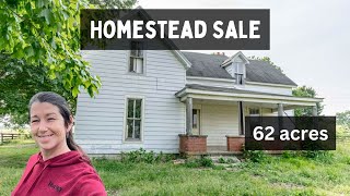 62 Acre Homestead for Sale Kentucky  Buy Your Dream Homestead [upl. by Nanon953]