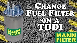 How to Change Fuel Filter  2001 Ford Focus Mk1 TDDI [upl. by Willin]