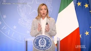 Meloni «La famiglia e il sostegno alla natalità al centro dellagenda di governo Infranto un [upl. by Jodie367]