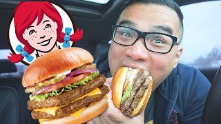 Wendys Double Burger Review [upl. by Tarfe514]