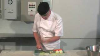 Basic Cuts Of Vegetables  Mirepoix [upl. by Eamaj903]