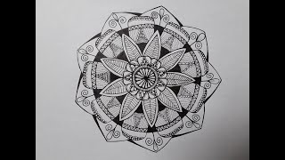 Mandala tekenen deel 3 [upl. by Sliwa337]