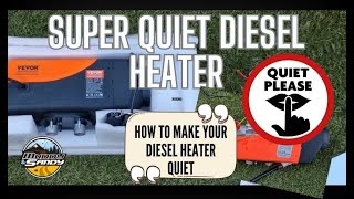 Quiet Diesel Heater Pump amp Quiet Diesel Heater Muffler Does it work [upl. by Hackathorn147]