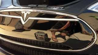 Tesla Motors Model S  Dead 12v Battery  What to do to get back up and running Roadside Service [upl. by Bohlen]