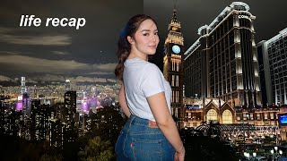 life recap vlog • hong kong and macau trip  haul 🇭🇰🇲🇴  Andrea Angeles [upl. by Zeuqirdor309]