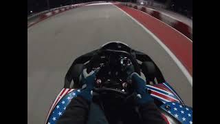 BIG WRECK AT COTA KARTING DESTROYED THE BARRIER [upl. by Nawd]