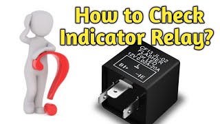 How to check Flasher Relay of the vehicles [upl. by Vachill]