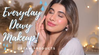 SKINLIKE SUPER DEWY Makeup 💦  Malvika Sitlani Aryan [upl. by Epilihp872]