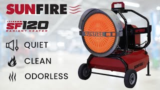 SunFire® SF120 Portable Radiant Heater 120000 BTU DieselKerosene [upl. by Reger]