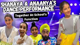 Shanaya amp Anaanya’s Dance Performance Together At School’s Function  RS 1313 VLOGS [upl. by Orvil]