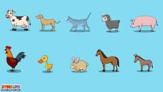 The Animal Sounds Song  Domestic Animals [upl. by Corene]