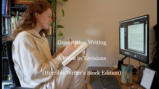 Dissertation Vlog – Working Through Writer’s Block [upl. by Sauls]