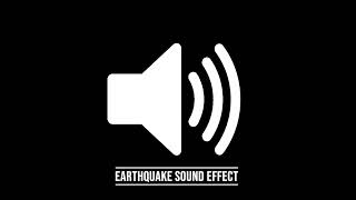 Earthquake Sound Effect at Home  Earthquake sound effect Free [upl. by Shu41]