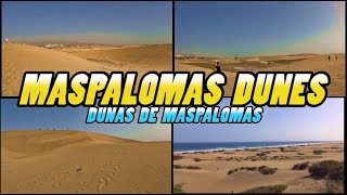 MASPALOMAS DUNES  Dunas de Maspalomas  Gran Canaria 4k [upl. by Arded]