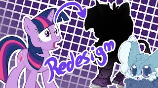 Redesigning Twilight from MLP Speedpaints  Commentary [upl. by Rona]