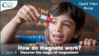 Class 6  Fun With Magnets  Science Olympiad  CREST Olympiads [upl. by Eednil]