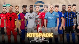 Kitspack Update Pes 2021 amp Football Life 2024 Season 2425 Vol1 with tutorial SIDER PC [upl. by Ymaj]