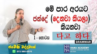 korean Exam 2024  2025  다고 하다  කොරියානු භාෂා ව්‍යාකරණ GRAMMAR [upl. by Nowd]