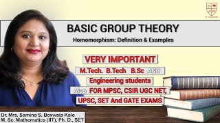 Homomorphism Definition and Examples  Chapter 8  Lecture 1 [upl. by Roana]