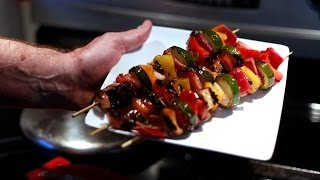 How To Make Vegetable Kabobs [upl. by Audrit]