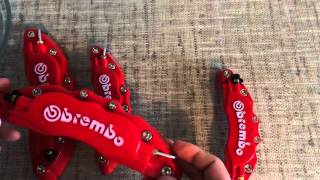 Brembo brake caliper cover [upl. by Anasiul]