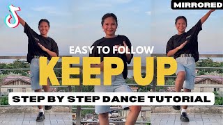 Keep Up  Odetari Dance Tutorial Step by Step Beginner Friendly [upl. by Atikahs]