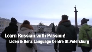 Liden amp Denz Learn Russian in St Petersburg winter [upl. by Toh749]