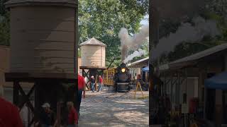 Shay Steam Locomotive Drops The Signal Kinzers Rough amp Tumble Steam Show Kinzers Pa815 2024 [upl. by Haodnanehs]