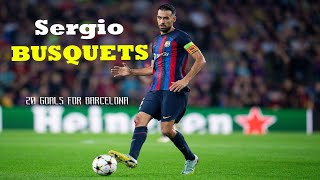 Sergio Busquets All 20 Goals For Barcelona [upl. by Oel]