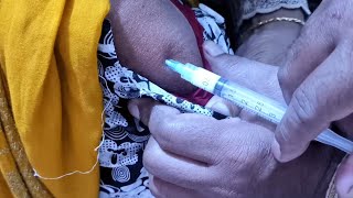 Arm Injection push Triamcinolone Acetonide injection video Ep66 [upl. by Ennylcaj964]