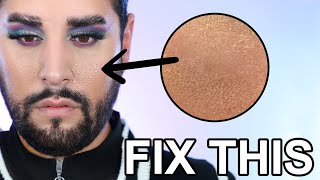 Easy Fix For Patchy Makeup My tips to stop and repair patchy foundation [upl. by Kwok]