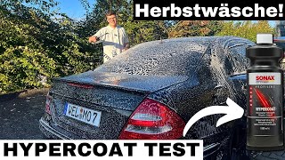 Perfekte Herbstwäsche 🍂  Sonax Hypercoat an EKlasse im Test [upl. by Yorick]