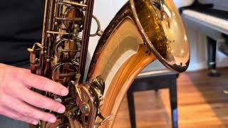 Tenor Madness TM Custom Tenor Saxophone Demo wwwdcsaxcom [upl. by Melda]