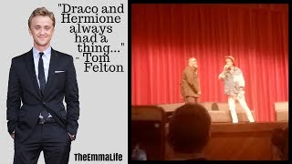 TOM FELTON CONFIRMS HE SHIPS DRAMIONE  THOUGHTS ON DRAPPLE [upl. by Madoc]