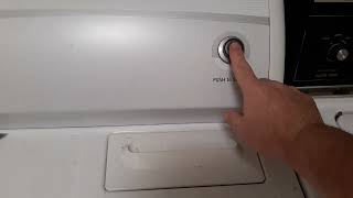 How to Operate Kenmore Dryer Machine with Dial Elite HE 400 600 90 70 80 500 Electric Push Start [upl. by Eladnek]