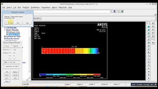 Thermal analysis of 1D Element  ANSYS Mechanical APDL [upl. by Hughes]