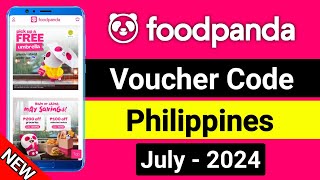 Foodpanda philippines voucher code in july 2024  foodpanda voucher code [upl. by Safier472]