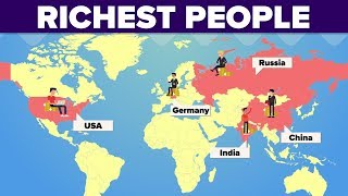 Richest People In Different Countries [upl. by Nerradal]