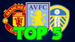 TOP 5 EQUIPOS de la PREMIER LEAGUE para MODO CARRERA FIFA 23 [upl. by Wyatt]